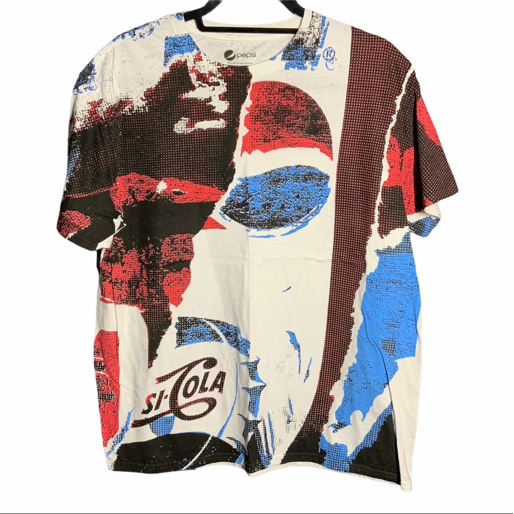 Pepsi Brand T-shirt w/ abstract design